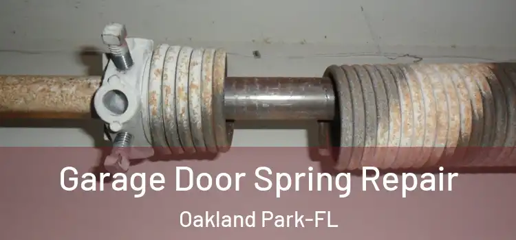  Garage Door Spring Repair Oakland Park-FL